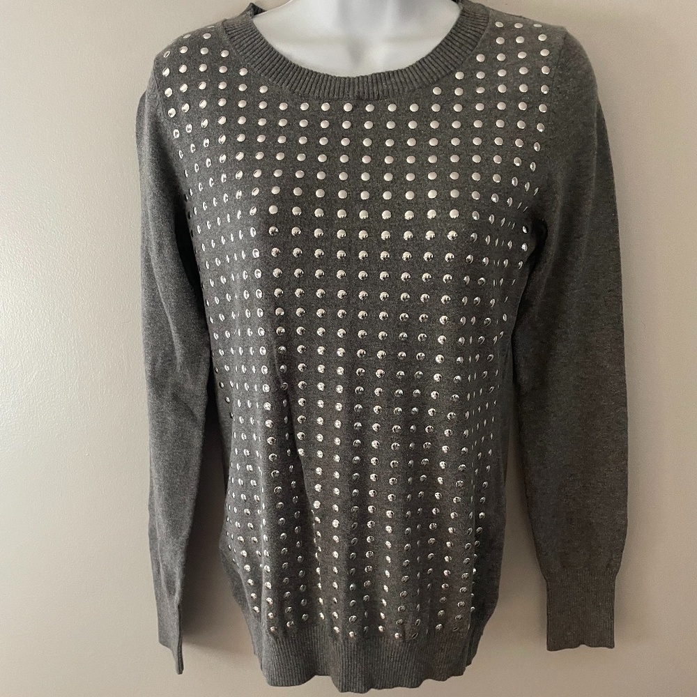 express grey blouse size medium